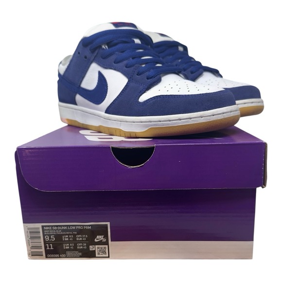 Nike SB Dunk Low Premium Los Angeles Dodgers Blue White L A. do9395-400 - Picture 13 of 15